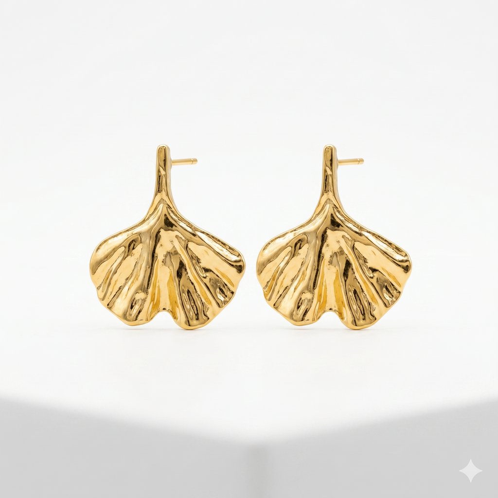 Premium 6 Pair Designer Earrings Combo for Women | Gold Ginkgo, Teardrop Hoops, Bow, Floral Crystal & Butterfly Pearl Earrings Set