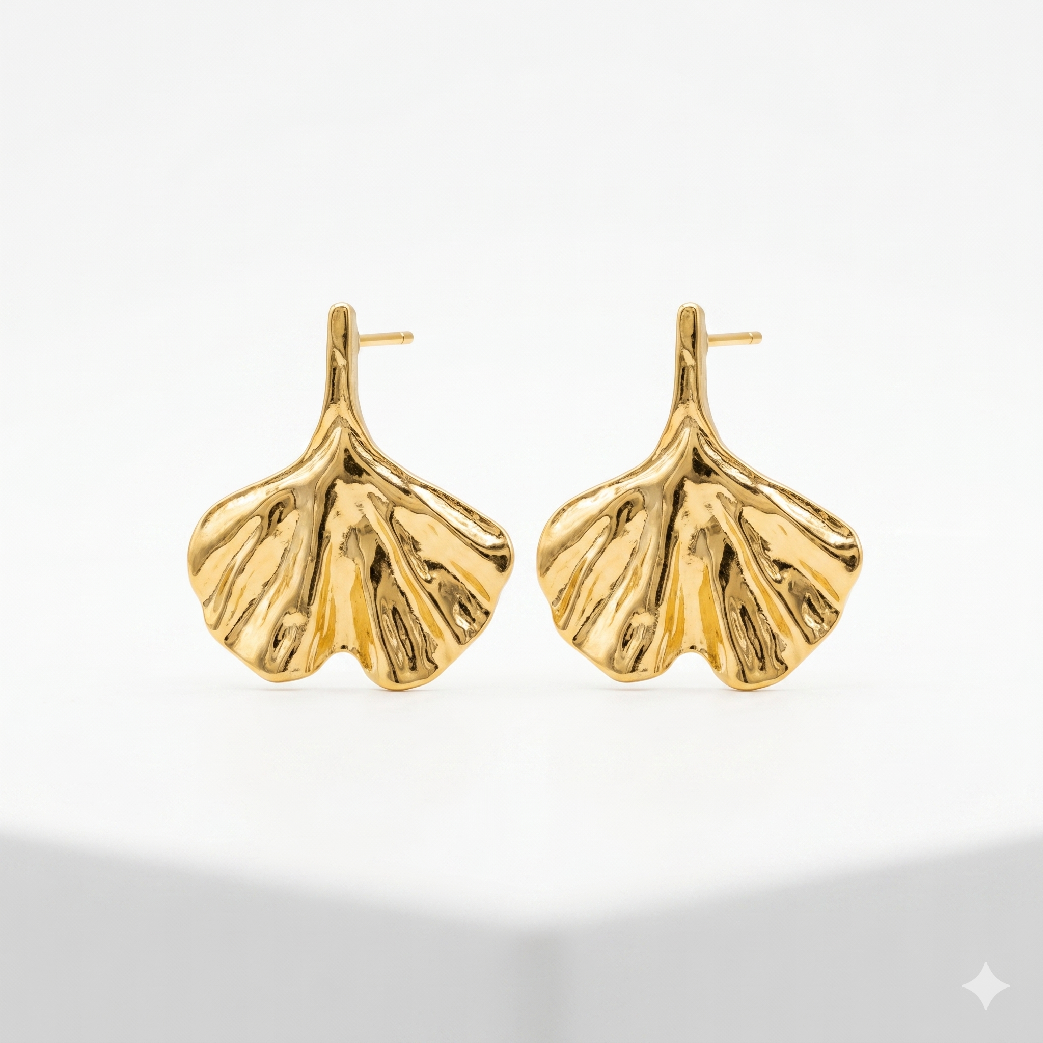 Premium 6 Pair Gold Earrings Combo for Women | Floral Studs, Blue Crystal Drops, Teardrop Hoops & Pearl Dangle Designer Earrings Set