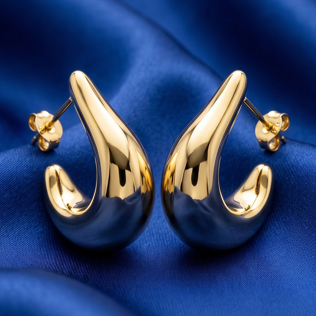 Premium 6 Pair Designer Earrings Combo for Women | Gold Ginkgo, Teardrop Hoops, Bow, Floral Crystal & Butterfly Pearl Earrings Set