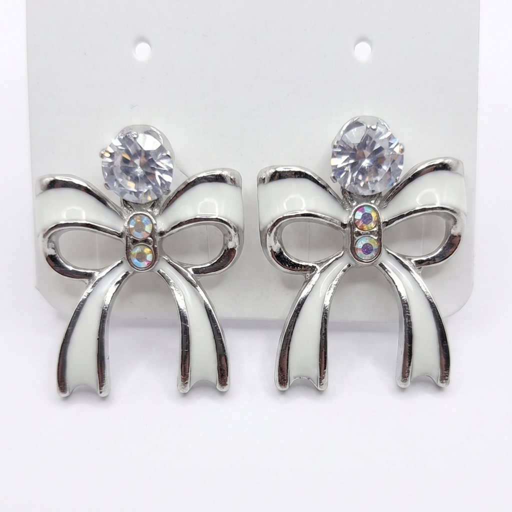 Premium 6 Pair Designer Earrings Combo for Women | Gold Ginkgo, Teardrop Hoops, Bow, Floral Crystal & Butterfly Pearl Earrings Set